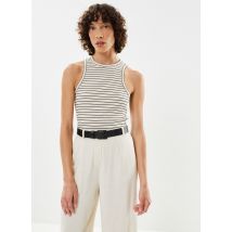Selected Femme - Kleding Slfanna O-Neck Striped Tank Top - Beige - Maat L