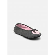 Isotoner - Hausschuhe Ballerines – jersey - grau - Größe 39 - 40