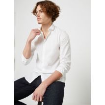 IKKS Men - Kleding Chemise Unie A Relief MV12003 - Wit - Maat XXL