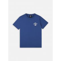 New Balance - Kleding Essentials Reimagined Cotton Jersey Short Sleeve T-shirt - Blauw - Maat 8 - 9A
