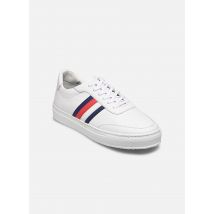 Tommy Hilfiger PREMIUM CUPSOLE MONO LEATHER Blanc - Baskets - Disponible en 44