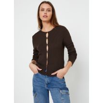 OBJECT - Kleding Objlasia L/S Knit Cardigan 125 - Bruin - Maat XS