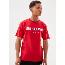 Sixth June - Bekleidung ESSENTIAL REGULAR TEE - rot - Größe XS