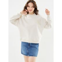 Calvin Klein Jeans - Bekleidung Chenille Ck Crewneck - weiß - Größe XL