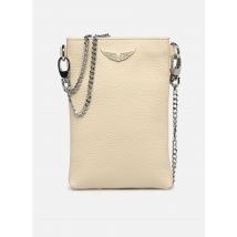 Zadig & Voltaire - Kleine lederwaren Rock Phone Pouch Grained Leath - Beige - Maat T.U