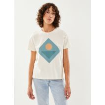 The Tiny Big Sister - Kleding “Geometric” Tee - Wit - Maat 40
