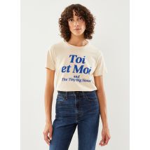 The Tiny Big Sister - Kleding “Toi Et Moi” Tee - Wit - Maat 40