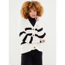 Selected Femme - Bekleidung Slfbloomie Ls Knit V-Neck Cardigan Noos - weiß - Größe XL