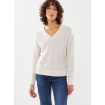 Selected Femme - Slfmaline Ls Knit V-Neck Noos Beige - Abbigliamento - Taglia XS