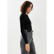 Selected Femme - Bekleidung Slfcaba Ls Knit O-Neck - schwarz - Größe M