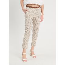 Cache Cache - CHINO-PRINT Bianco - Abbigliamento - Taglia 38