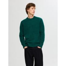 Selected Homme - Bekleidung SLHRAI LS KNIT CREW NECK - grün - Größe M