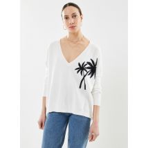 Bekleidung Poe2411 Pull weiß - Five Jeans - Größe S