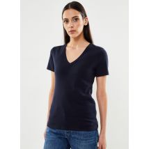 Petit Bateau - Bekleidung T-shirt l'iconique manches courtes col V - blau - Größe XL