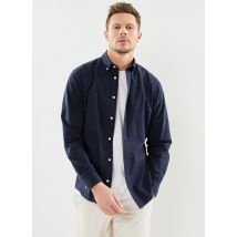 Selected Homme - Shslomrick-Poplin Shirt Ls Noos Blu - Abbigliamento - Taglia M