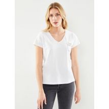 Pieces - Ropa Pcmerima Ss T-Shirt Fc Bc - Blanco - Talla M
