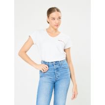Pieces - Bekleidung Pcmerima Ss T-Shirt Fc Bc - weiß - Größe XL