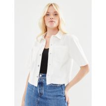 Pieces - Pcblume Ss Shirt Solid Bc Bianco - Abbigliamento - Taglia XS