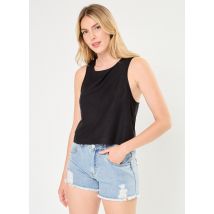 Pieces - Kleding Pcminidi Sl Short Top Pa Bc - Zwart - Maat XL