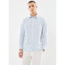 Selected Homme - Bekleidung Slhreg-Reil Shirt Ls SeerSucker - blau - Größe XL