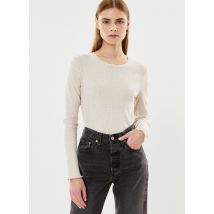 Kleding Slfanna Ls Crew Neck Tee S Noos Beige - Selected Femme - Beschikbaar in L
