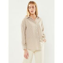 Selected Femme - Ropa Slfemma-Sanni Ls Striped Shirt Noos - Beige