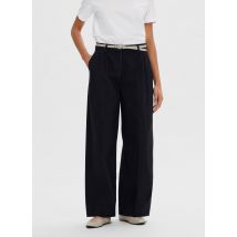 Selected Femme - Kleding Slfmerla Hw Extra Wide Pant - Blauw - Maat 34