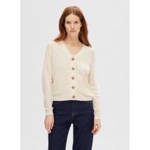 Selected Femme - Ropa Slfelinna Ls Knit Cardigan - Beige - Talla S