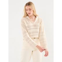 Selected Femme - Slffina Ls Collar Knit Beige - Abbigliamento - Taglia XS