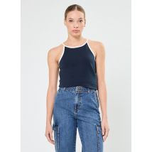 Selected Femme - Kleding Slfelfrida Sl Contrast Top - Blauw - Maat XL