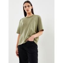 Vila - Bekleidung Vishimmer O-Neck Ss Open Back Tee/C27 - grün - Größe M