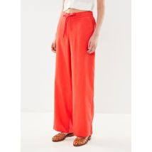 Vila - Bekleidung Vibinna Rw Wide Pants - rot - Größe 40