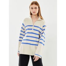 Noisy May - Bekleidung Nmfifi L/S Half Zip Knit Fwd - beige - Größe M