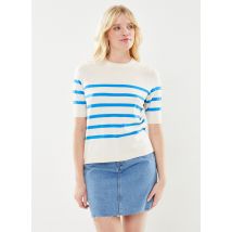 Vero Moda - Vmsaba Plain Ss O-Neck Pullover Ga Noos Beige - Abbigliamento - Taglia M