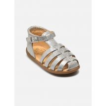 Sandales et nu-pieds Stand-Up Strap Argent - Pom d Api - Disponible en 22