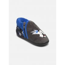 Chaussons Bottillons zip en micro-éponge M Gris - Isotoner - Disponible en 20