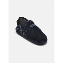 Isotoner - Pantoffels Mocassins en suédine - Blauw - Maat 31
