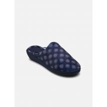 Isotoner - Mules en velours ultra doux talon 4 cm semelle ergonomique W Blu - Pantofole - Taglia 37