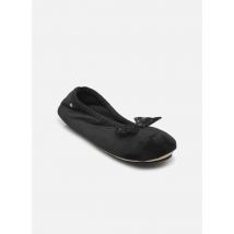 Isotoner - Pantuflas Ballerines en microvelours nœud précieux W - Negro - Talla 41