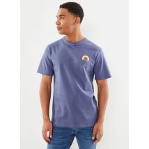 Faguo - Bekleidung Lugny T-Shirt Cotton - Sunset - blau - Größe S