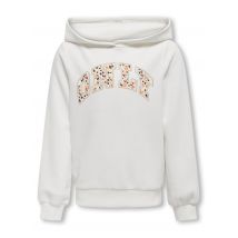 Kids Only - Kogjana L/S Lizzy Hood Cs Ub Swt Bianco - Abbigliamento - Taglia 9 - 10A