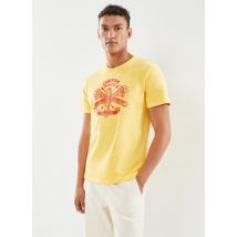 Schott - Kleding Tshirt Col Rond Imprime Motor Schott - Geel - Maat L