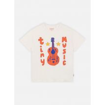 Tinycottons - Ropa Tiny Music Tee - Blanco - Talla 10A