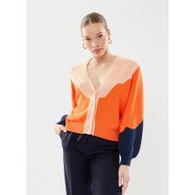 The Tiny Big Sister - Nora Color Blocked Cardigan Arancione - Abbigliamento - Taglia 40