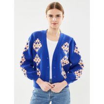 Vêtements Nora Jacquard Cardigan Bleu - The Tiny Big Sister - Disponible en 36
