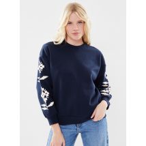 The Tiny Big Sister - “Geometric Flowers ” Sweatshirt Blu - Abbigliamento - Taglia 38