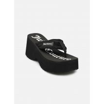 JUICY COUTURE - Zehensandalen WHITNEY Y2K WEDGE - schwarz - Größe 38