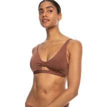 Roxy - Bekleidung Silky Island Elongated Bra - braun - Größe XL