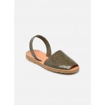 Minorquines - Sandalias Avarca Cuir Lézard - Verde - Talla 40