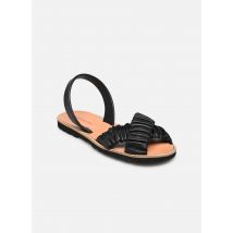 Minorquines - Sandalen Avarca Illueca Cuir - schwarz - Größe 41